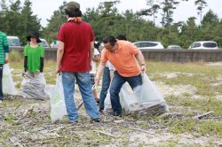 皆生海岸清掃